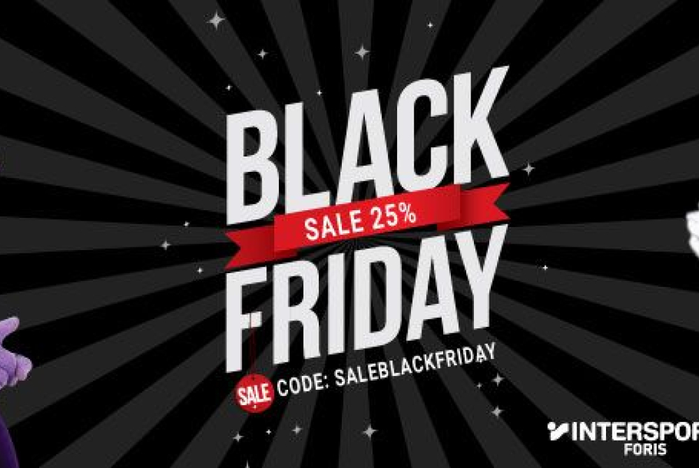 Black friday! 25% korting op de volledige clubcollectie