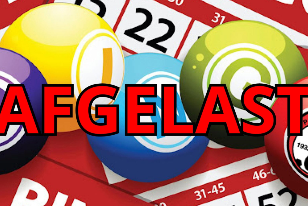 Bingo vrijdag 10 januari gaat niet door