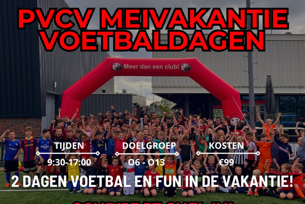 PVCV Meivakantie Voetbaldagen