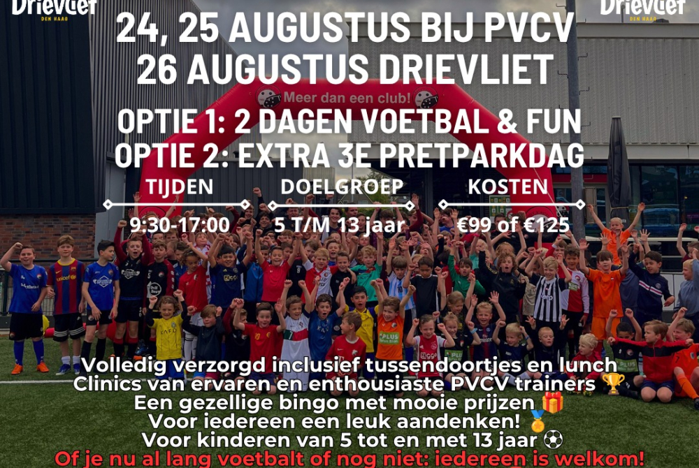 PVCV Zomer kick-off Voetbaldagen