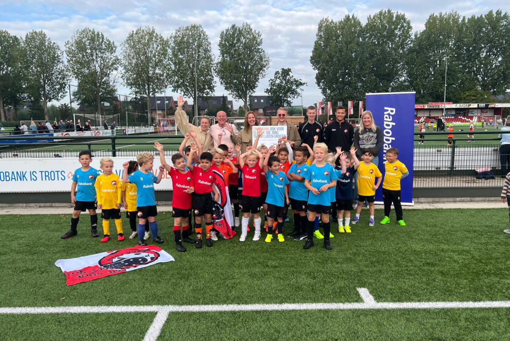 Rabobank komende drie seizoenen hoofdsponsor van onze Benjamins