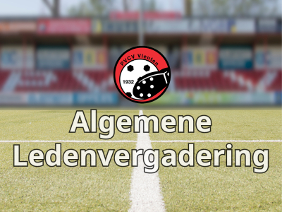 ALV Supportersvereniging PVCV op dinsdag 14 januari