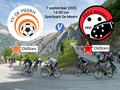 Benefietwedstrijd ten behoeve van Alpe d’HuZes bij VV De Meern