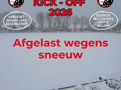 Nieuwjaarsreceptie en winter legends cup afgelast wegens sneeuw