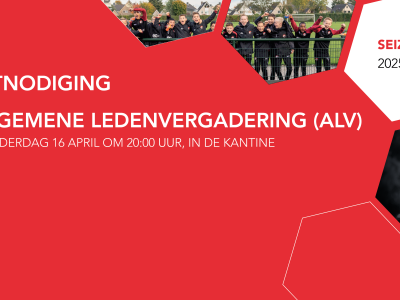 ALV PVCV - Donderdag 16 april
