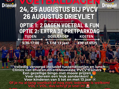 PVCV Zomer kick-off Voetbaldagen