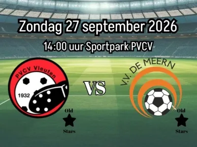 Benefietwedstrijd PVCV - VV De Meern - Old Stars